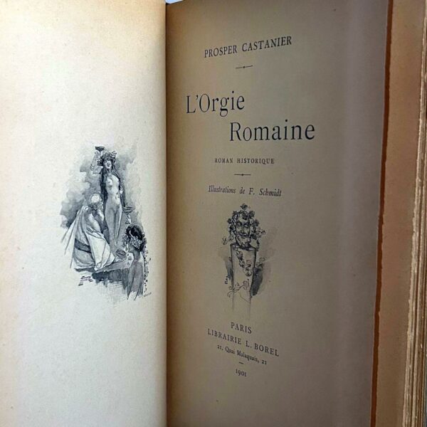 L'Orgie Romaine, Prosper Castanier, Librairie L. Borel, 1901. – Image 5