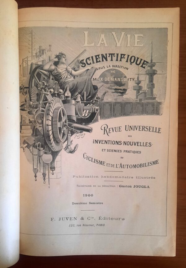 La Vie Scientifique, Max de Nansouty, Gaston Jougla, Juven & Cie, 1900. – Image 14