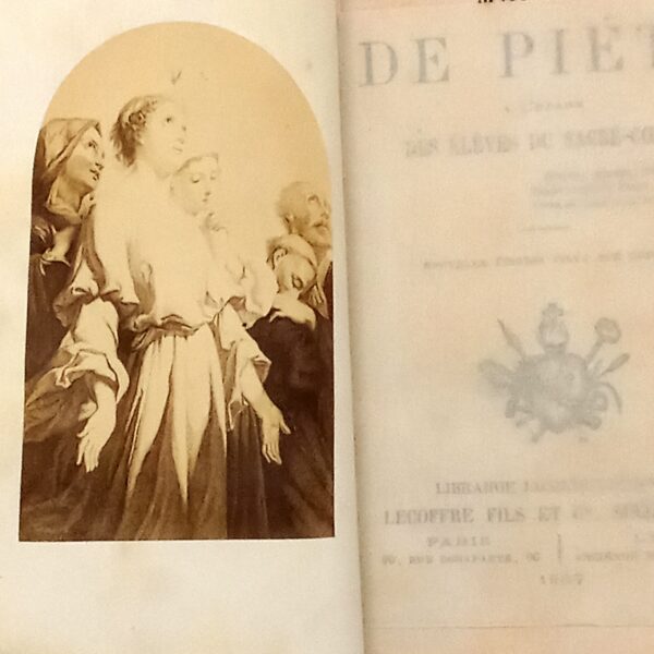 Manuel de Piété, Élèves du Sacré-Cœur, Reliure Auguste-Petit, Paris & Lyon, 1867. – Image 8