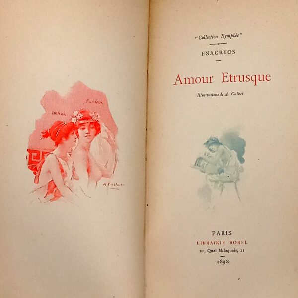 Amour étrusque, Enacryos, J.-H. Rosny aîné, A. Calbet, Collection Nymphée, 1898. – Image 5