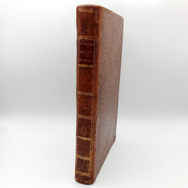 Histoire Naturelle de la Parole, Court de Gébelin, Première édition séparée & illustrée, 1776. – Image 2